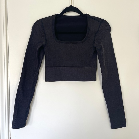 Lorna Jane $76 Tempo Ribbed‎ Seamless Long Sleeve Top Size Small Athletic Top - Picture 2 of 9